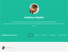 Tablet Screenshot of andrius.velykis.lt